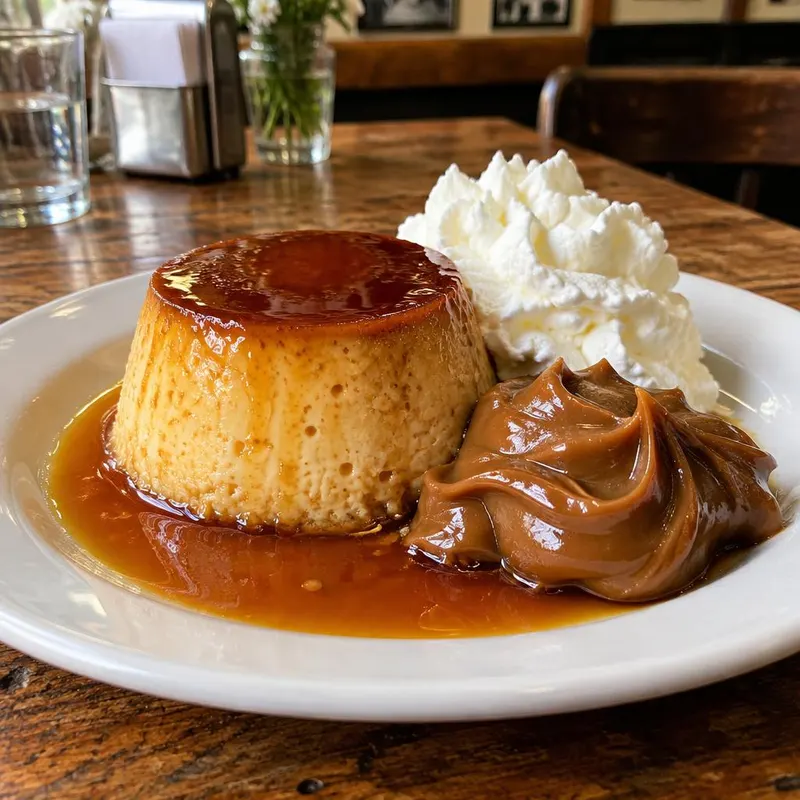Flan mixto